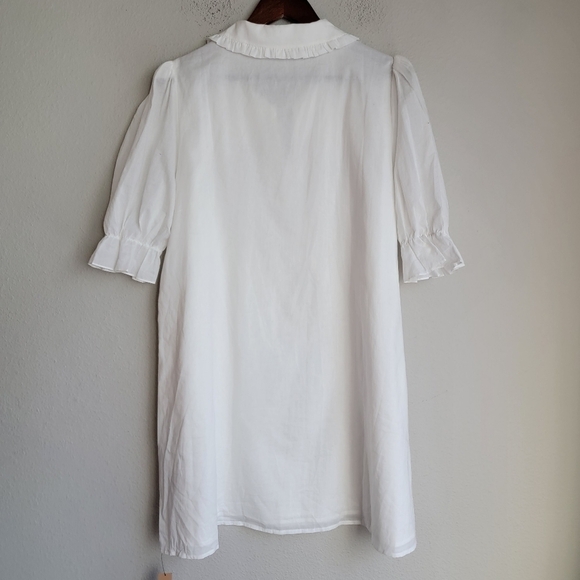 Reformation Driftwood Dress in Ivory size XL NWT - Picture 7 of 10